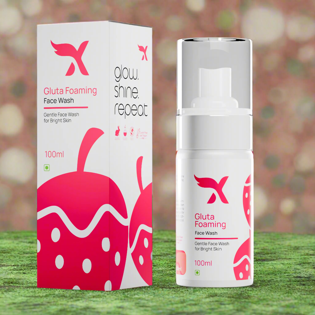 Gluta foaming face wash(xemirates)