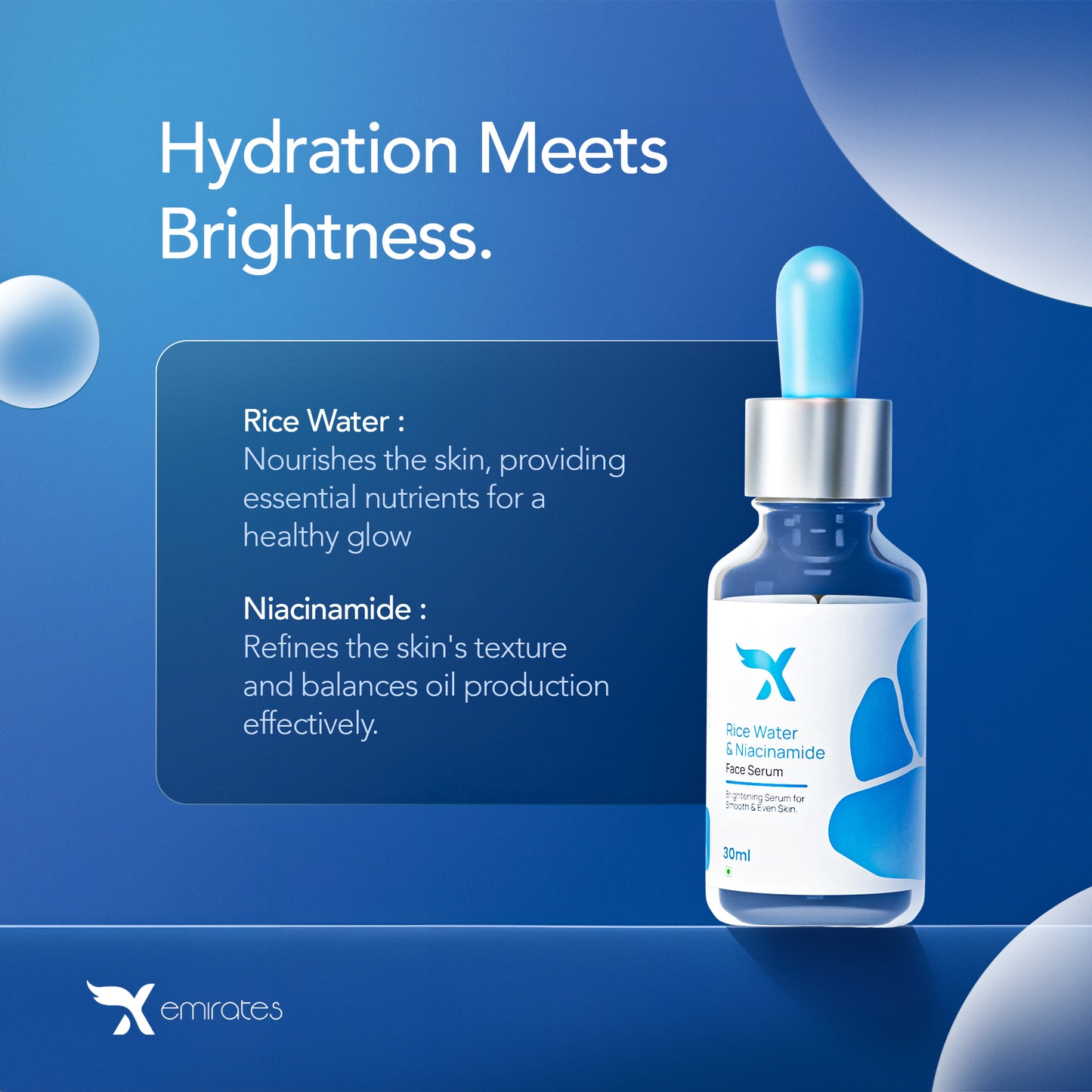 Rice water serum