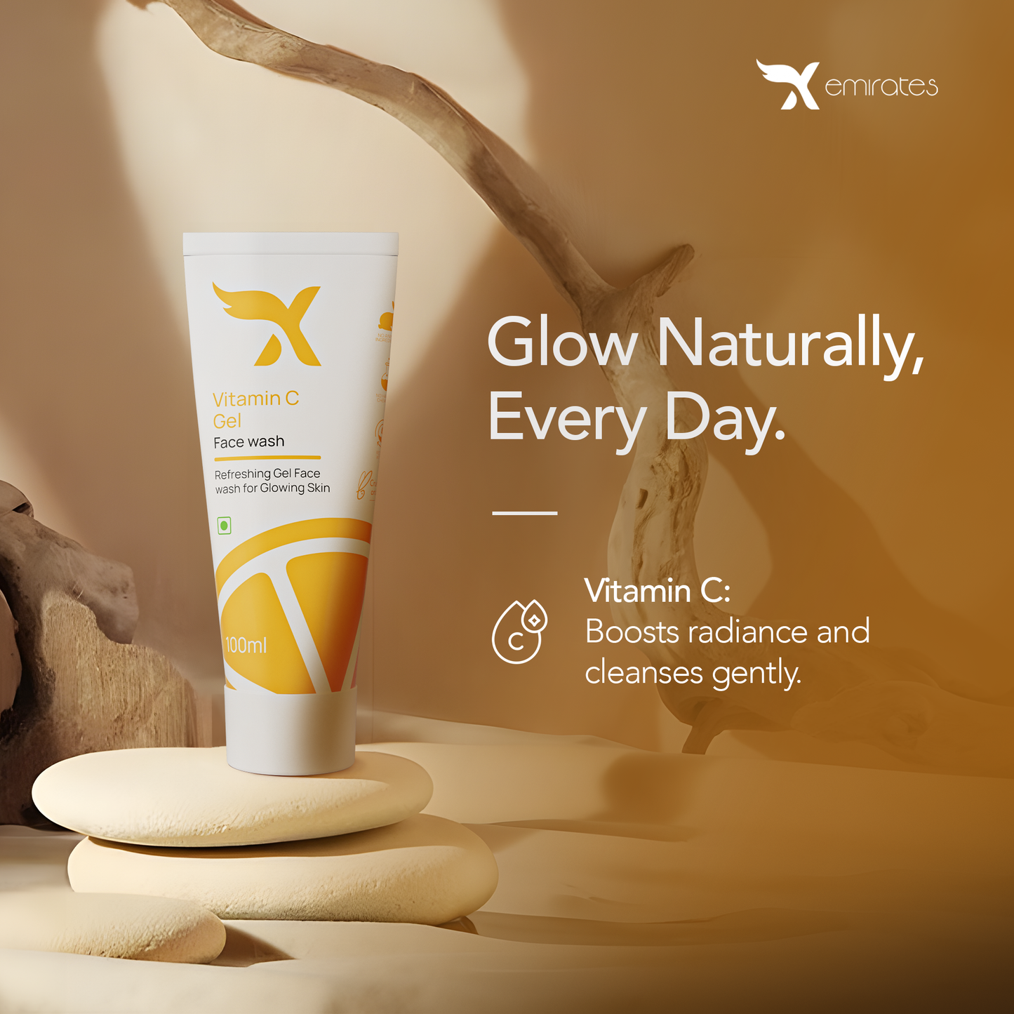 Vitamin c face wash gel