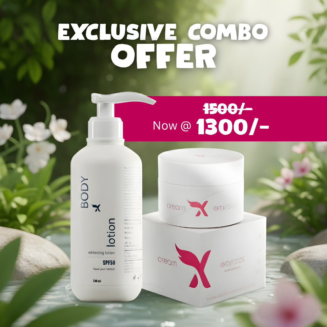 Face cream + body lotion