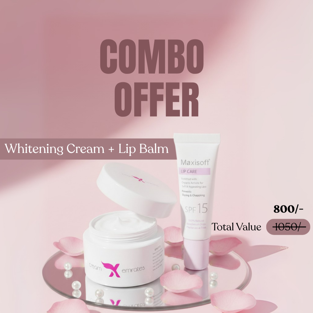 Whitening Cream + Lip Balm