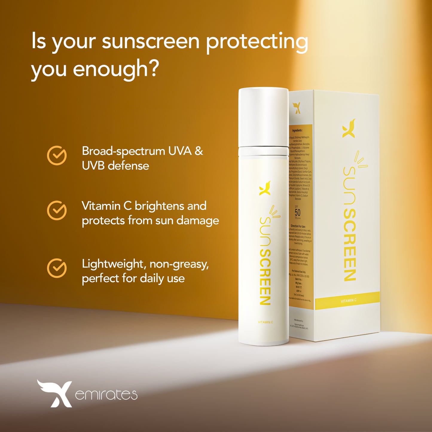 CreamxEmirates Sunscreen