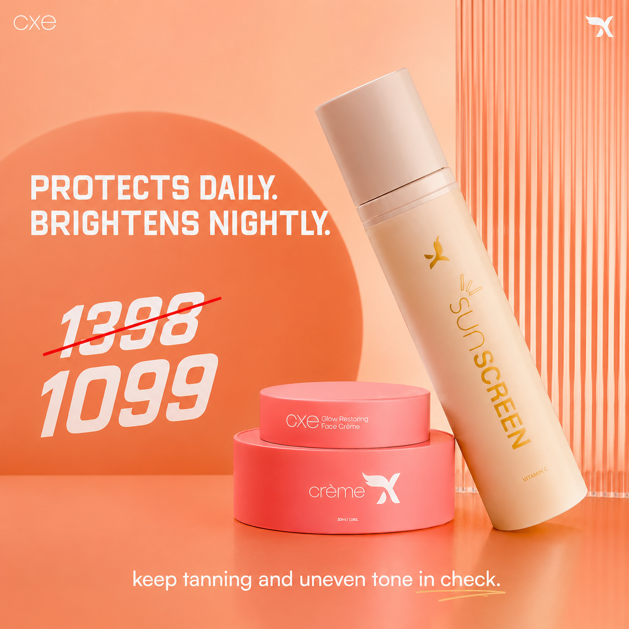 Face Cream & Sunscreen - Combo Offer