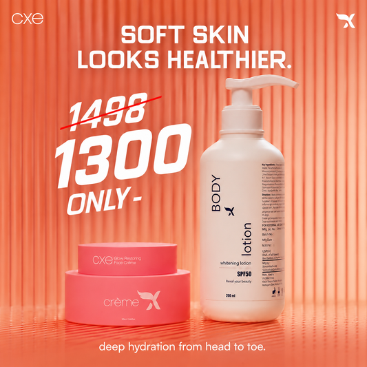 Face cream + body lotion