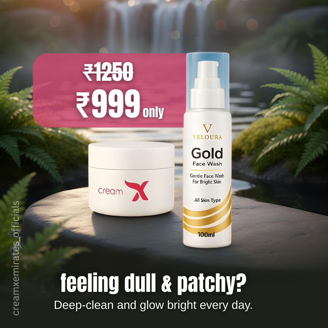 Face Cream + Gold Face Wash