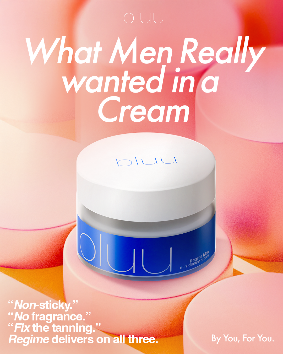 Bluu Face Whitening Cream for Men
