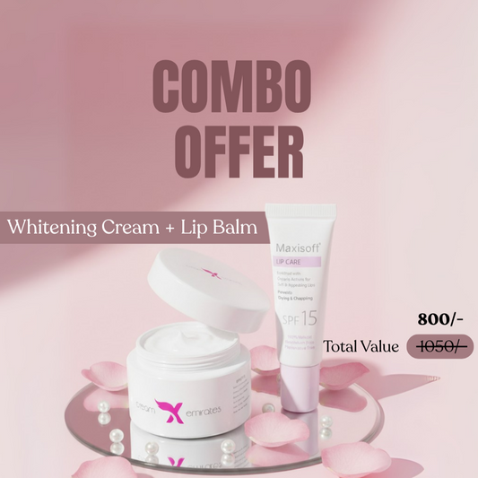 Whitening Cream + Lip Balm