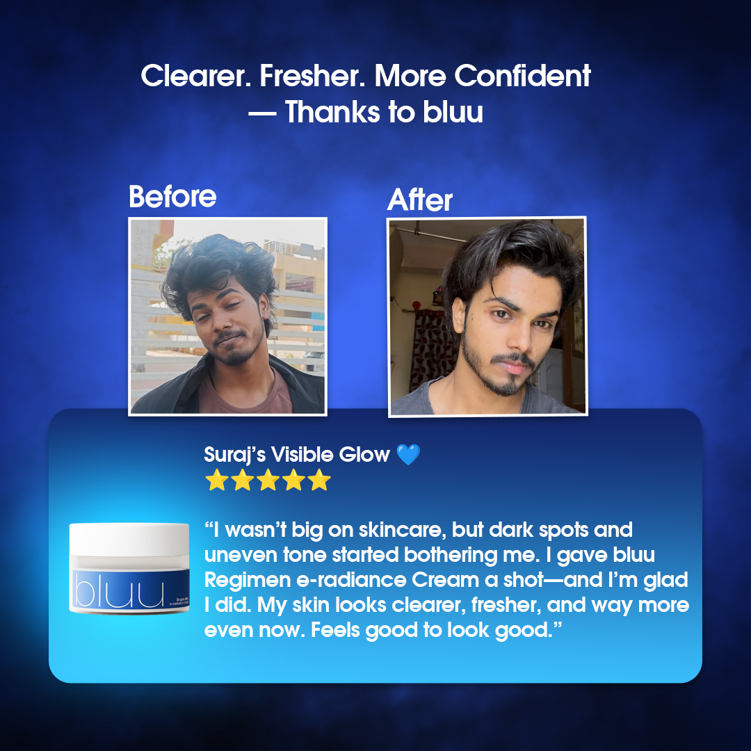 Bluu Face Whitening Cream for Men